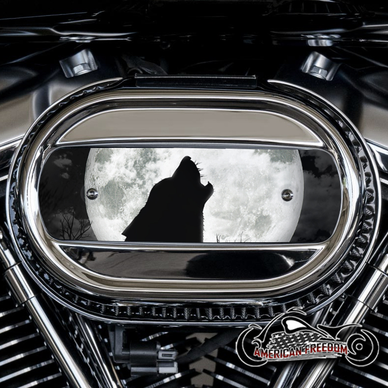 Harley Davidson M8 Ventilator Insert - Wolf Moon